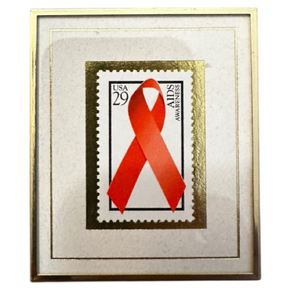 Stamp-Aids Awareness Issued December 1993 Limited Edition